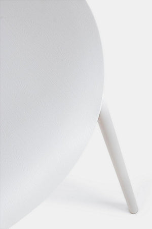 Sedia "Tessa" con gambe in acciaio verniciato a polvere epossidica, per arredo interno 50 x 49,5 x h 82 cm