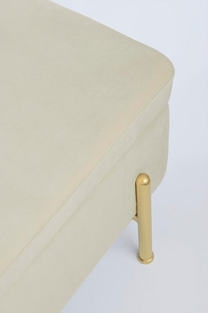 Panca Contenitore "Irina" per interno, con Struttura In Mdf E Compensato, da 110x42x42h cm
