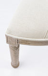 Panca Tilde per interno, con Struttura In Legno Di Betulla E Rubberwood, da 125x42x48h cm