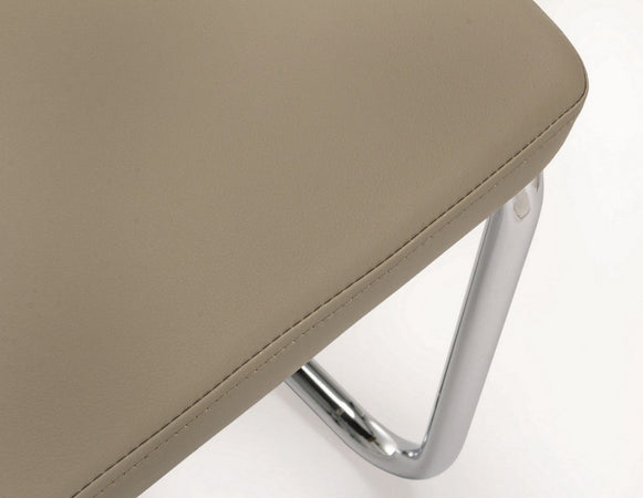 Sedia "Thelma" con struttura in acciaio, per arredo interno 43,5 x 62 x h 102 cm