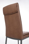 Sedia Sofie con struttura in acciaio e compensato, per arredo interno 43 x 59,5 x h 99,5 cm
