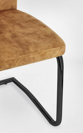 Sedia "Thelma" con struttura in acciaio, per arredo interno 43,5 x 62 x h 102 cm