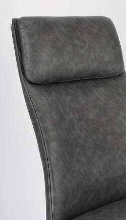 Sedia "Lawrence" con gambe in acciaio verniciato a polvere epossidica, per arredo interno 48 x 64 x h 92 cm