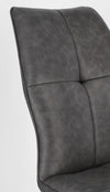 Sedia Kepler con gambe in acciaio verniciato a polvere epossidica, per arredo interno 50 x 66 x h 94 cm