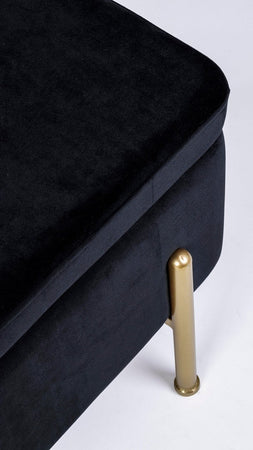 Panca Contenitore "Irina" per interno, con Struttura In Mdf E Compensato, da 110x42x42h cm