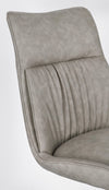 Sedia Jordan con gambe in acciaio verniciato a polvere epossidica, per arredo interno 50 x 64 x h 86 cm