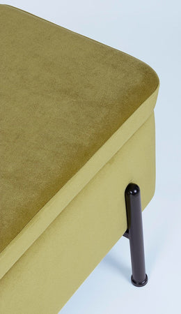 Panca Contenitore "Irina" per interno, con Struttura In Mdf E Compensato, da 110x42x42h cm