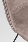 Sedia Loft con gambe in acciaio verniciato a polvere epossidica, per arredo interno 56 x 54 x h 76 cm