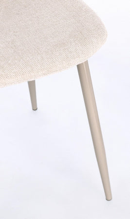 Sedia "Irelia" con struttura seduta e schienale in compensato, per arredo interno 52,5 x 42,5 x h 90 cm