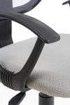 Poltrona Ella da ufficio ergonomica con braccioli, altezza regolabile