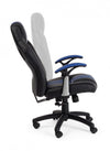 Poltrona Spider da gaming ed ufficio ergonomica, con braccioli, schienale reclinabile e ruote