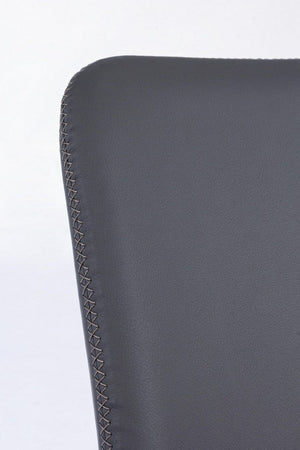 Sedia "Pathos" con struttura e gambe in acciaio, per arredo interno 42 x 61 x h 85,5 cm