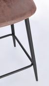 Sgabello per interno Irelia Struttura Seduta E Schienale In Compensato, 46 x 39 x 92 h cm