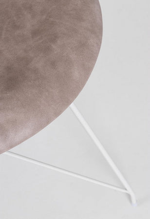 Sedia "Loft" con gambe in acciaio verniciato a polvere epossidica, per arredo interno 56 x 54 x h 76 cm
