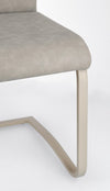 Sedia Kenneth con gambe in acciaio verniciato a polvere epossidica, per arredo interno 42 x 56 x h 102 cm
