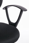 Poltrona Ella da ufficio ergonomica con braccioli, altezza regolabile