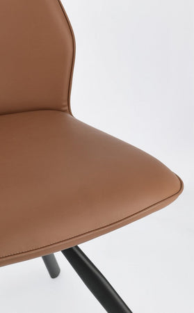 Sedia "Maxwell" con struttura in compensato, per arredo interno 44 x 62 x h 88 cm