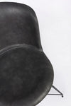 Sedia Loft con gambe in acciaio verniciato a polvere epossidica, per arredo interno 56 x 54 x h 76 cm