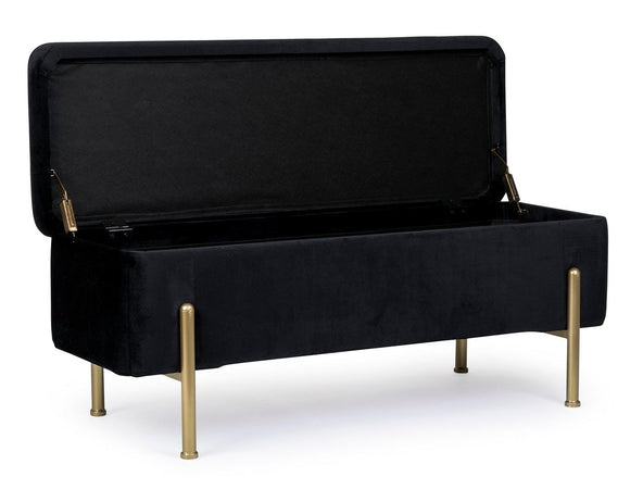 Panca Contenitore "Irina" per interno, con Struttura In Mdf E Compensato, da 110x42x42h cm