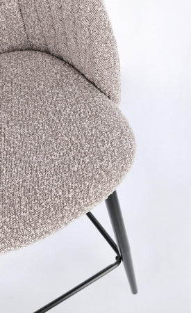 Sgabello per interno "Queen" Struttura In Compensato, 53 x 59 x 97 h cm
