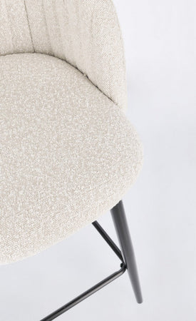 Sgabello per interno "Queen" Struttura In Compensato, 53 x 59 x 97 h cm