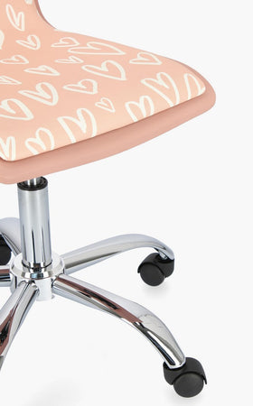 Sedia da ufficio girevole con ruote "Young" per scrivania cameretta bambini