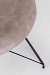 Sedia Loft con gambe in acciaio verniciato a polvere epossidica, per arredo interno 56 x 54 x h 76 cm