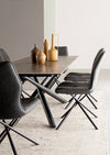 Sedia Kepler con gambe in acciaio verniciato a polvere epossidica, per arredo interno 50 x 66 x h 94 cm