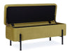 Panca Contenitore Irina per interno, con Struttura In Mdf E Compensato, da 110x42x42h cm