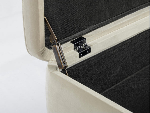 Panca Contenitore "Irina" per interno, con Struttura In Mdf E Compensato, da 110x42x42h cm