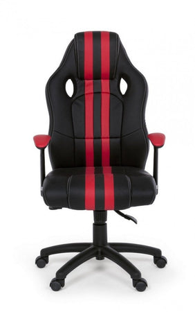 Poltrona "Spider" da gaming ed ufficio ergonomica, con braccioli, schienale reclinabile e ruote