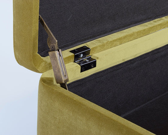 Panca Contenitore "Irina" per interno, con Struttura In Mdf E Compensato, da 110x42x42h cm
