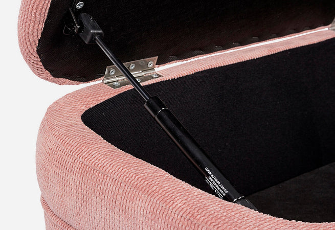 Panca Contenitore "Chenille" per interno, con Struttura In Legno Di Pino e Compensato, da 102x41x49h cm