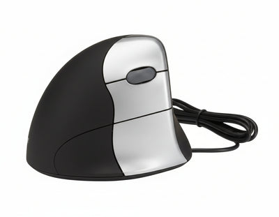 Evoluent VM3R mouse Universale Mano destra USB tipo A Ottico 2600 DPI (An Evoluent product. The RIGHT HANDED Evoluent VerticalMouse 3 is a vertical patented mouse that supports your hand in a relaxed