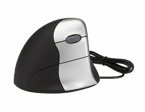 Evoluent VM3R mouse Universale Mano destra USB tipo A Ottico 2600 DPI (An Evoluent product. The RIGHT HANDED Evoluent VerticalMouse 3 is a vertical patented mouse that supports your hand in a relaxed