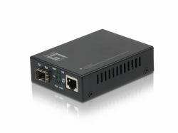 LevelOne GVT-2000 convertitore multimediale di rete 1000 Mbit/s Modalit multipla Nero (10/100/1000BASE-T-1000BASE-X - RJ45 to SFP Gigabit Media - Converter, 1000 Mbit/s, 10Base-T,100Base-TX,1000Bas