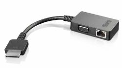 Adapter - 4X90J31060, OneLink+, - VGA/RJ45, Black - Warranty: 6M