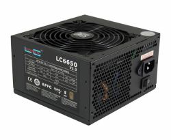 LC-Power LC6650 V2.3 alimentatore per computer 650 W 20+4 pin ATX ATX Nero (LC Power LC6650 V2.3 - str?mforsyning)
