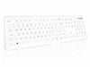 Accuratus Accumed Value tastiera Medico USB QWERTY Inglese britannico Bianco (USB White IP68 Washable Medical Keyboard) - Versione UK