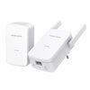 Mercusys MP510 KIT adattatore di rete PowerLine 1000 Mbit/s Collegamento ethernet LAN Wi-Fi Bianco 2 pz (Mercusys MP510 KIT AV1000 Wireless N300 Gigabit Powerline Starter Kit [UK Plug])