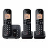 Panasonic KX-TGC263EB telefono Telefono DECT Identificatore di chiamata Nero (PANASONIC KX-TGC263EB DECT TRIO) - Versione UK
