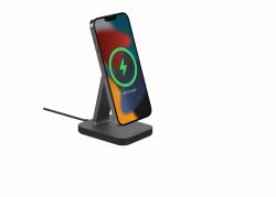 mophie 401309746 Caricabatterie per dispositivi mobili Smartphone Nero AC Carica wireless Ricarica rapida Interno (MOPHIE UNV WRLS SNAP+ STAND)