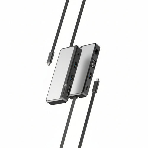 ALOGIC Fusion Pro TOUR Cablato USB 3.2 Gen 1 [3.1 Gen 1] Type-C Grigio (FUSION PRO TOUR USB-C 8-IN-1 - COMPACT DOCK)