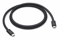 Apple MC9C4ZM/A Cavo Thunderbolt 1 m 120 Gbit/s Nero (Apple Thunderbolt 5 Pro - Thunderbolt cable - 24 pin USB-C [M] to 24 pin USB-C [M] - USB4 / Thunderbolt 3 / Thunderbolt 4 / Thunderbolt 5 / Displ