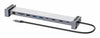 Manhattan 190398 replicatore di porte e docking station per laptop Cablato USB 3.2 Gen 1 [3.1 Gen 1] Type-C Grigio (MANHATTAN 10-in-1 4K USB-C PD Dockings)