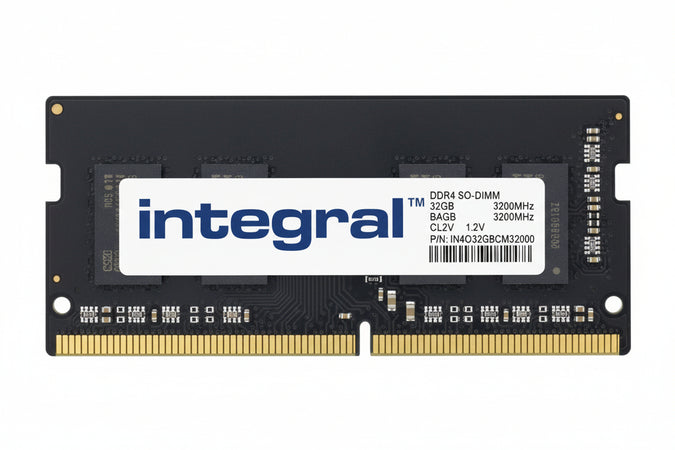 Integral TS1GSH64V2B1-IN memoria 8 GB 1 x 8 GB DDR4 (8GB LAPTOP RAM MODULE DDR4 3200MHZ PC4-25600 UNBUFFERED NON-ECC SODIMM 1.2V 1GX8 CL22 INTEGRAL)