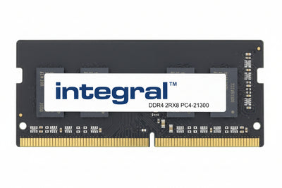 Integral LD4AS008G-B3200GSST-IN memoria 8 GB 1 x 8 GB DDR4 3200 MHz (8GB LAPTOP RAM MODULE DDR4 3200MHZ PC4-25600 UNBUFFERED NON-ECC SODIMM 1.2V 1GX8 CL22 INTEGRAL)