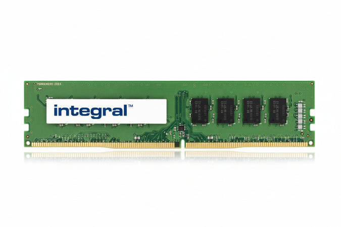 Integral OM8G42400U1RX8NE12-IN memoria 8 GB 1 x 8 GB DDR4 2400 MHz (8GB PC RAM MODULE DDR4 2400MHZ PC4-19200 UNBUFFERED NON-ECC DIMM 1.2V 1GX8 CL17 INTEGRAL)