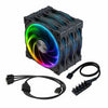 Akasa SOHO AR12 Case per computer Ventilatore 12 cm Nero 3 pz (Akasa Soho AR Kit - indsats med bl?ser)