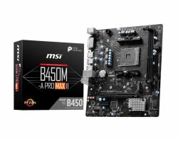 MSI B450M-A PRO MAX II scheda madre AMD B450 Socket AM4 micro ATX (MSI B450M-A PRO MAX II - bundkort - mi)